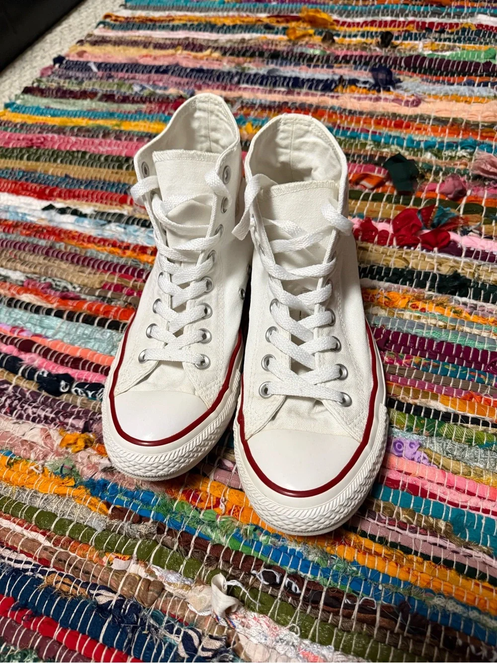 White High-Top Converse